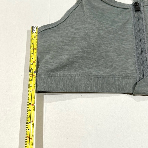 Women's Nike Dri-Fit Indy Zip-Front Padded Sports Bra Gray DD1197-073 NWT - Picture 14 of 16